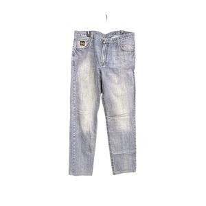 Cinch Jeans Men's Relaxed Fit Straight Black Label Light Wash Denim Size 38x40